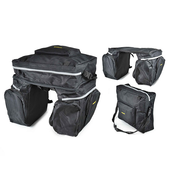 ALFORJA "GEAK" 3 PIEZAS DESMONTABLE, CAPACIDAD: 13.3L