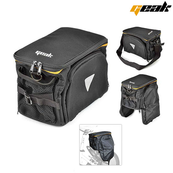 BOLSO-ALFORJA "GEAK" TRASERO AL PORTAMALETAS AMPLIABLE