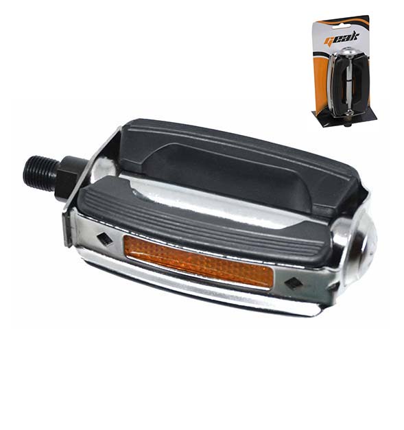 PEDAL TIPO ANTIGUO CON GOMA, ROSCA M14X125