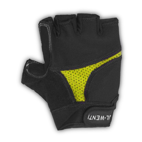 GUANTES CORTOS "JL-WENTI" SPIDER AMARILLO EN TALLA-S