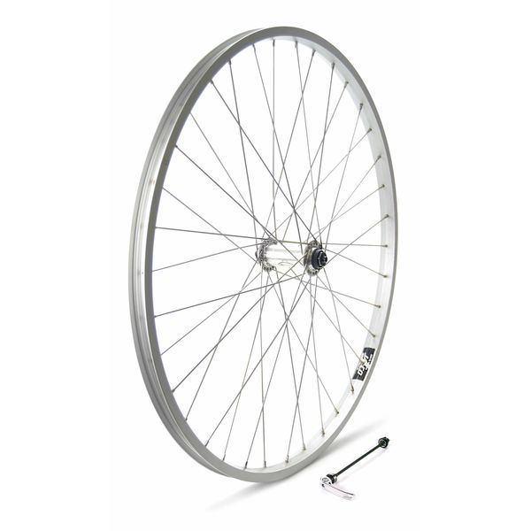 RUEDA 26" DELANTERA BUJE ALUMINIO CON CIERRE QW