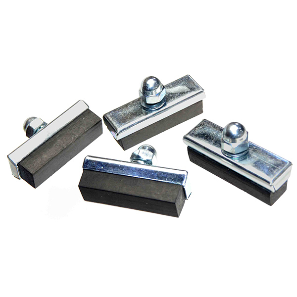 ZAPATAS FRENO,40MM,4/PZS.