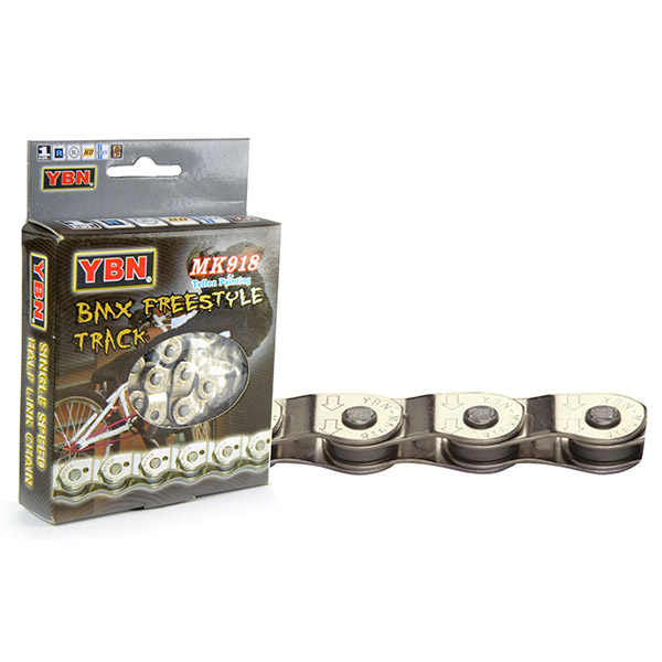 CADENA BMX FREE-STYLE, NP PLATA, 102 ESLAVONES