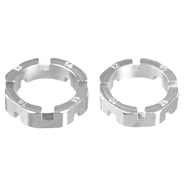 LLAVE RADIOS ACERO, DOBLE CARA 8 BOCAS