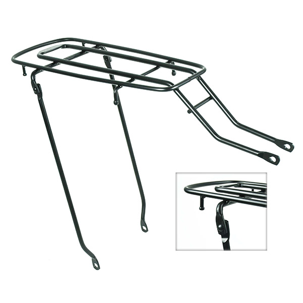 PORTABULTOS TRASERO, ACERO NEGRO, 26", 27KGRS., QW