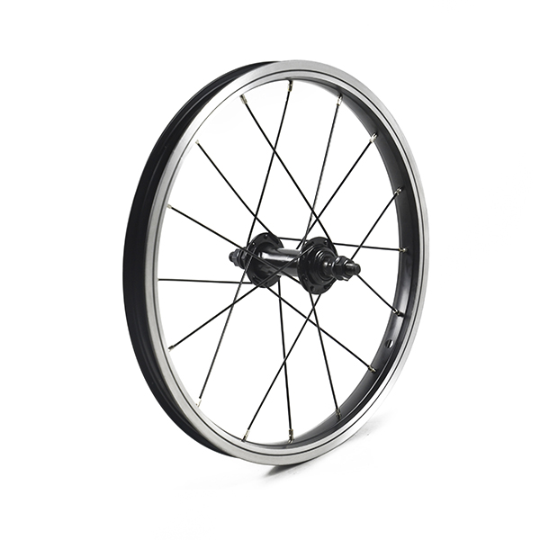 RUEDA DELANTERA 16" NEGRA, 16H