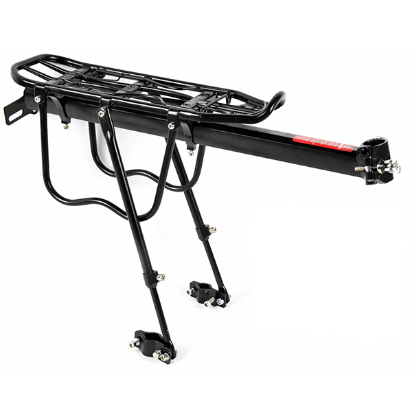 PORTABULTOS ALUMINIO A LA TIJA Y VAINA, REGULABLE 24"-29"