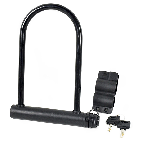 93924 CANDADO "U" NEGRO C/SOPORTE 180x245cm QW