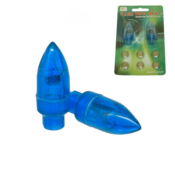 TAPONES VALVULA CON LUZ EN AZUL ,JY-508