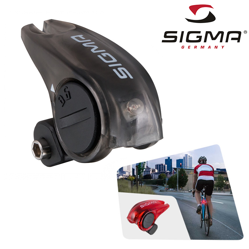 LUZ TRASERA "SIGMA" BRAKELIGHT NEGRO - LUZ DE FRENO