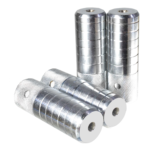 POSAPIES ACERO PLATA 38X110MM (4 PCS)