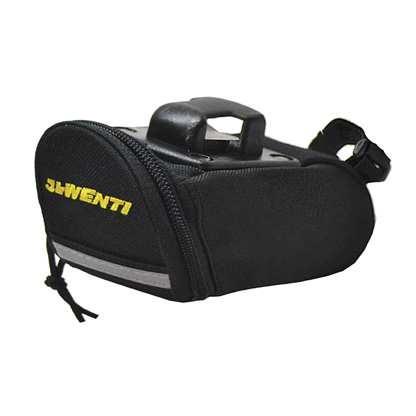 BOLSO-SILLON "JL-WENTI" CON CIERRE NEGRO 7X15CM