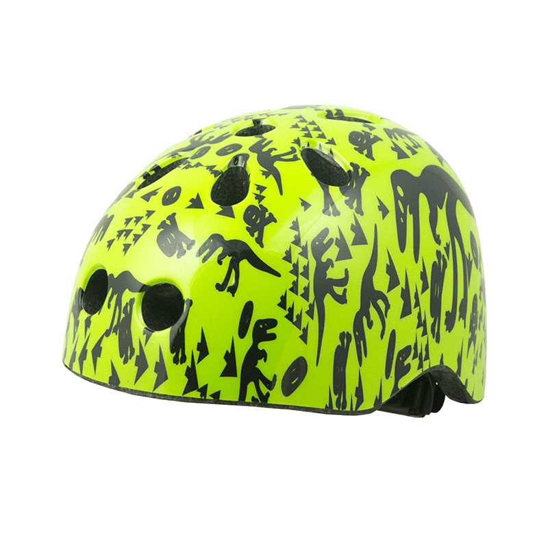 CASCO INFANTIL VERDE DINOSAURIO VARIAS TALLAS 