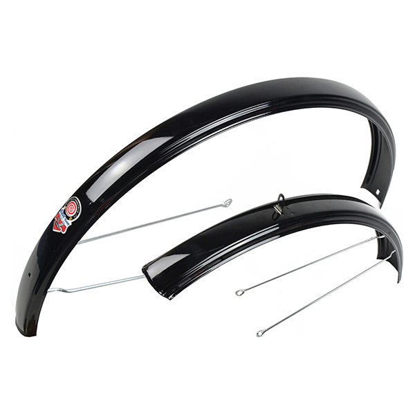 GUARDABARROS ACERO NEGRO, 28"