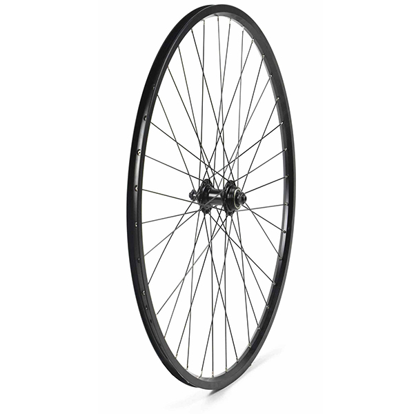 RUEDA DELANTERA 27,5 CON PERFIL 25MM NEGRA,36H C/CIERRE V-BRAKE