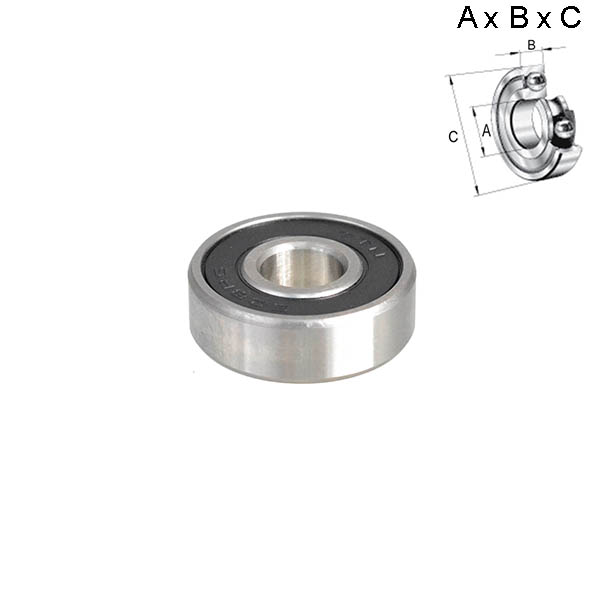 RODAMIENTO SELLADO 8x7x22mm (RUEDA) 608RS