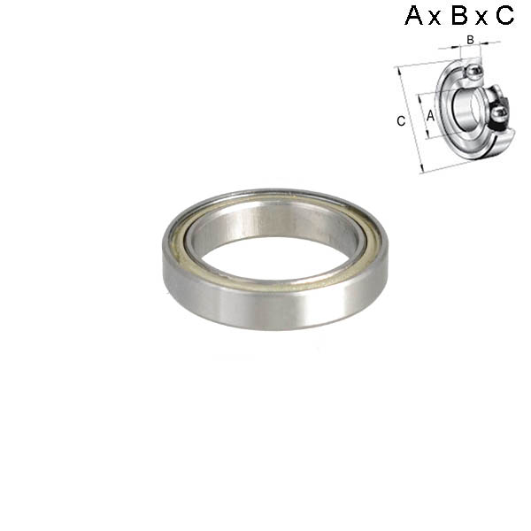 RODAMIENTO SELLADO 15x4x21mm (RUEDA) 