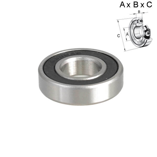 RODAMIENTO SELLADO 15x9x32mm (RUEDA) 6002RS