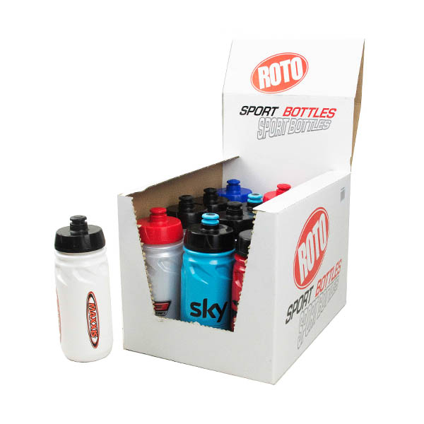 EXPOSITOR BIDONES 600ML 12PCS SURTIDOS