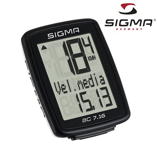 [74549] CUENTAKILOMETROS "SIGMA" 8 FUN BC 8.00 WR C/CABLE