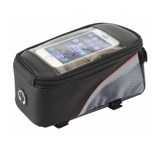 [99268] BOLSO PARA MOVIL WATERPROOF TELA/NYLON NEGRO/GRIS 