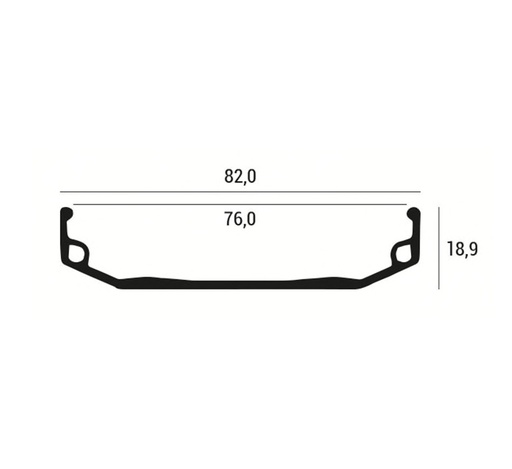 [RIM20K] LLANTA 20x3.5/4.0 ALUM NEGRA 36H FAT BIKE