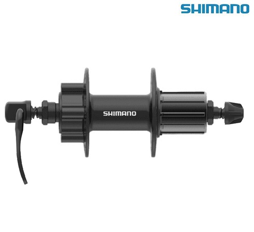 [77146T] BUJE TRASERO ALUM SHIMANO TX506 32H, CASSETTE 8/9/10V, 135MM, DISCO 6T