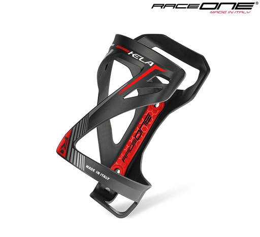 [45002C] PORTABIDON RACEONE KELA NEGRO-ROJO