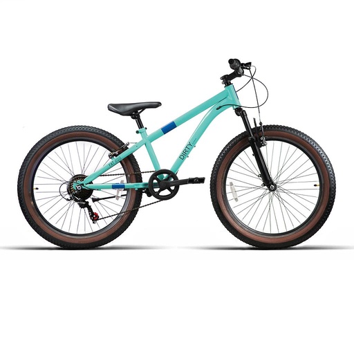 [34107] BICI 26" UNISEX ACERO "FAT200" 1x7VEL C/SUSP MENTA 2025