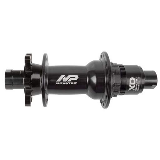 [99322T] BUJE TRASERO ALUM NOVATEC 32H, SRAM XDR, EJE 12X148MM 6 TORNILLOS
