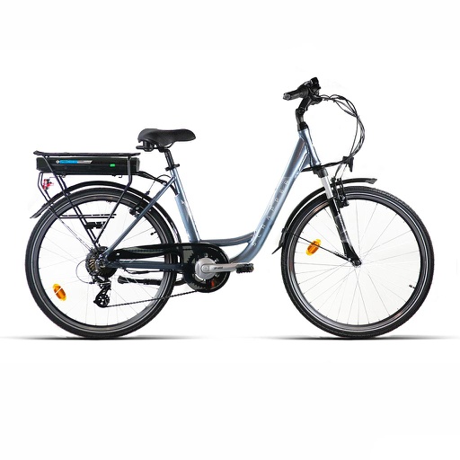 [EB800] E-BIKE CTB 26" ALUMINIO COLOR AZUL 7VEL VBRAKE