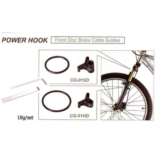 [38489] PERCHA CABLE DEL FRENO EN LA SUSPENSION