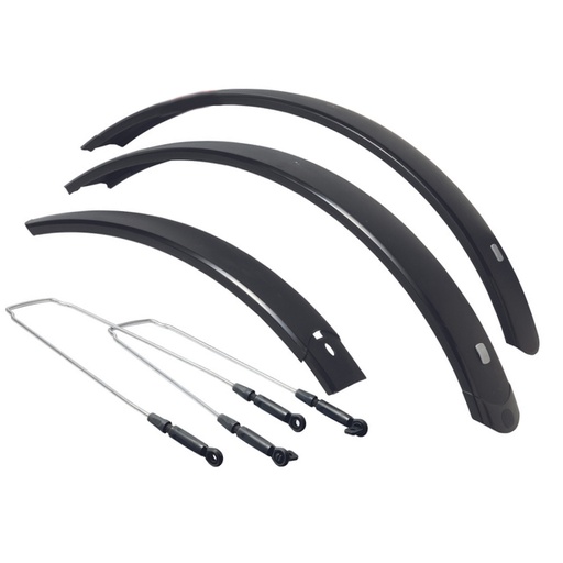 [88118] GUARDABARROS 29X2.4 /3.00" PVC VARILLAS AJUSTABLES E-BIKE
