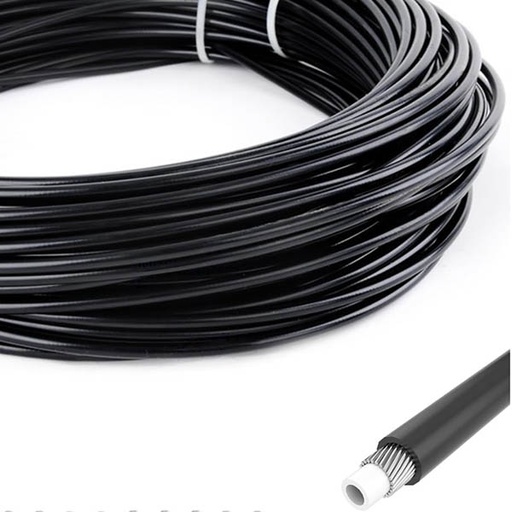 [99547] CAMISA CABLE CAMBIO 4MMX30MTS NEGRO CON TEFLON OEM