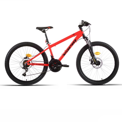 [34606C] BICI 24" NIÑO ALUM SUSP F/D HID. D/MANDO 21V ROJA VARIO (copia)