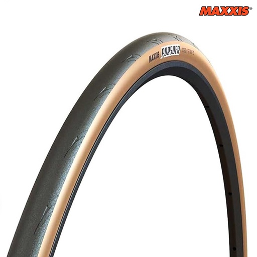 [81010B] CUBIERTA 700 X 25 "MAXXIS" PURSUER PLEGABLE GEN3 60TPI NEGRA/MARRON (copia)