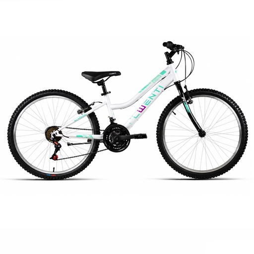 [37317] BICI 24" MTB NIÑA ACERO ECO "COOL" BLANCA 2027