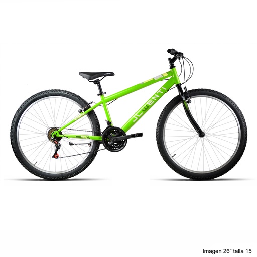 [37329L] BICI 26" MTB HOMBRE ACERO ECO "COOL" VERDE 2027 T-18