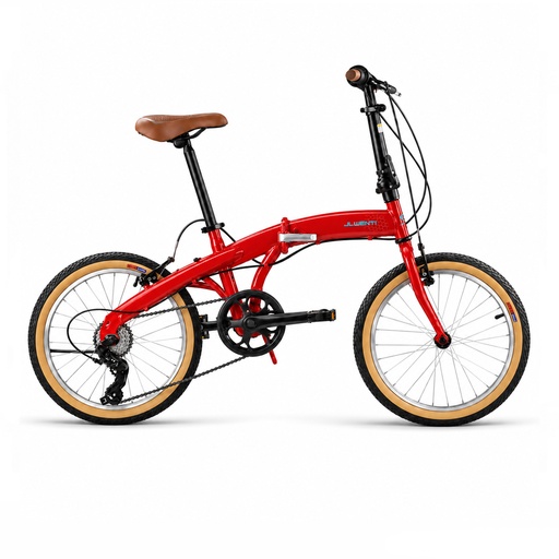 [37357A] BICI PLEGABLE 20" ACERO 6VEL REVO SHIMANO. ROJA 2027