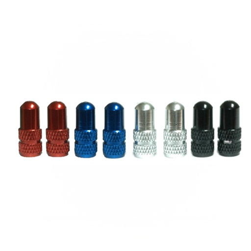 [38548] TAPONES VALULA FINA ALUMINIO DE COLORES (8 PIEZAS)