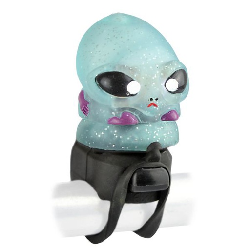 [38757] BOCINA CON LUZ AZUL CON FORMA DE ALIEN 