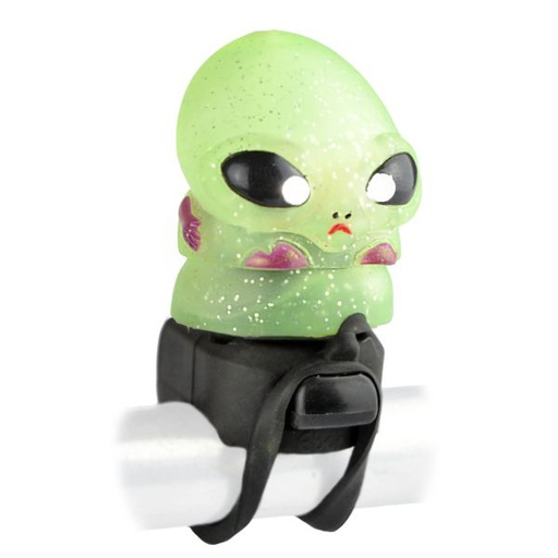 [38758] BOCINA CON LUZ VERDE CON FORMA DE ALIEN 
