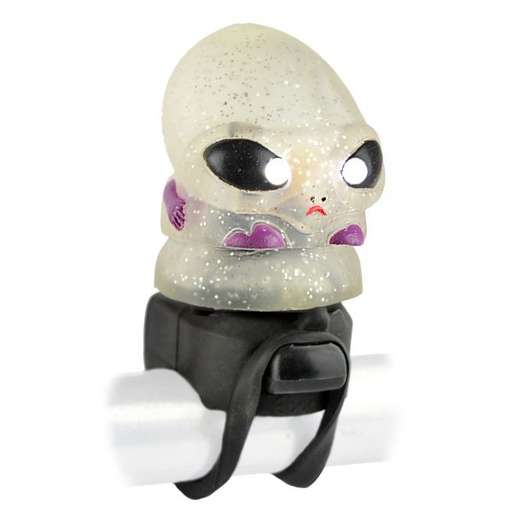 [38760] BOCINA CON LUZ BLANCO CON FORMA DE ALIEN 