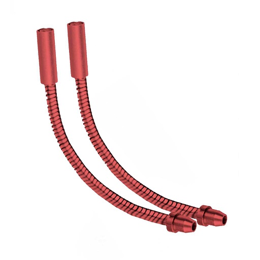[38765] CURVAS V-BRAKE,FLEXIBLE 2/PCS.ROJO QW