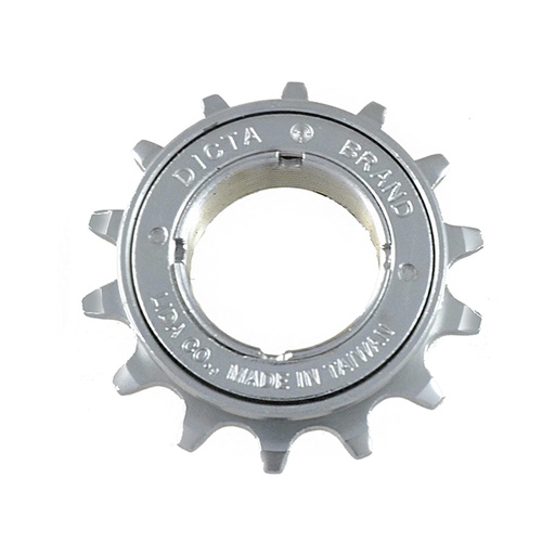 [38823] PIÑON RUEDA LIBRE,14 DIENTES PLATA (ROSCA PEQUEÑA) 29mm