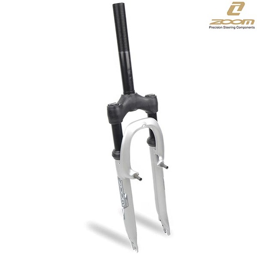 [38910] HORQUILLA SUSP.24" ROSCA 25.4MM 1-1/8" (28.6MM) L-200mm PLATA VBRAKE 