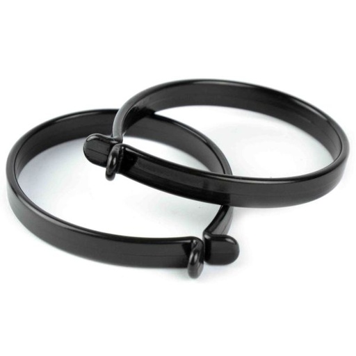 [38925] FAIXAS PARA CALÇAS, PVC PRETO, BLISTER (PARS)