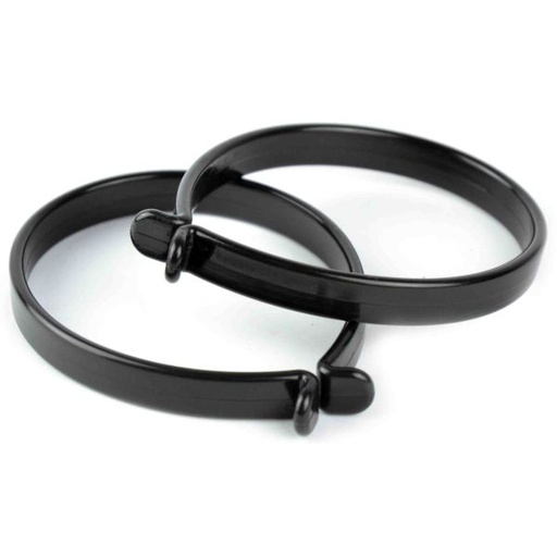 [38925] FAIXAS PARA CALÇAS, PVC PRETO, BLISTER (PARS)