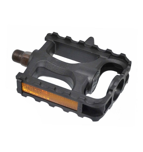 [40005] PEDAL MTB PLASTICO CON BOLAS ROSCA 9/16"