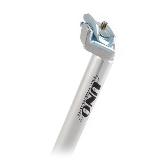 [40196] TIJA ALUMINIO "UNO" 25.4MM X 350MM PLATA